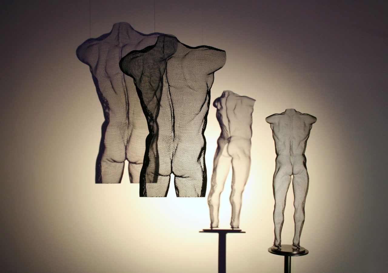 David Begbie sculpture VENIS and OZU